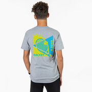 Tennis Short Sleeve T-Shirt - Let's Raise A Racket (Back Design)