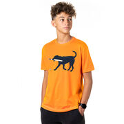 Baseball T-Shirt Short Sleeve - Navy Baseball Dog