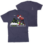 Baseball Short Sleeve T-Shirt - How The Pinch Stole Home (Back Design)