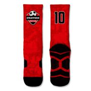 Custom Team Graphic Flex Mid-Calf Socks - Soccer