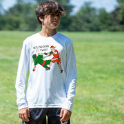 Guys Lacrosse Long Sleeve Performance Tee - Checking It Twice Lacrosse