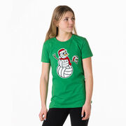 Volleyball Women's Everyday Tee - Serving Holiday Cheer
