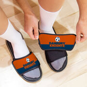 Soccer Repwell&reg; Slide Sandals - Team Name Colorblock