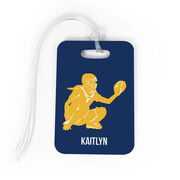 Softball Bag/Luggage Tag - Personalized Softball Catcher