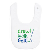 Golf Baby Bib - Crawl Walk Golf