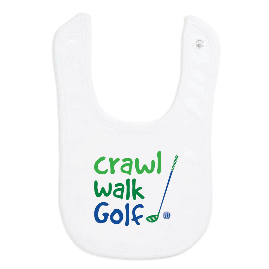 Golf Baby Bib - Crawl Walk Golf