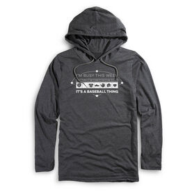 Men's Baseball Lightweight Hoodie - 24-7 Baseball