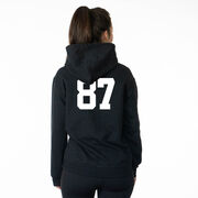 Hockey Hooded Sweatshirt - The Cold Never Bothered Me Anyway #HockeyMom