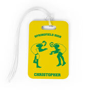 Wrestling Bag/Luggage Tag - Personalized Wrestling Team Wrestlers