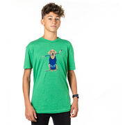 Hockey Short Sleeve T-Shirt - Puck The Hockey Dog