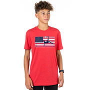 Soccer Short Sleeve T-Shirt - Patriotic Soccer