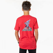 Hockey Short Sleeve T-Shirt - South Pole Angry Elves (Back Design)