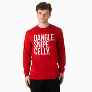 Hockey Tshirt Long Sleeve - Dangle Snipe Celly Words