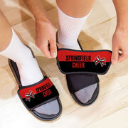 Cheerleading Repwell&reg; Slide Sandals - Team Name Colorblock