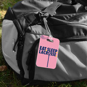 Girls Lacrosse Bag/Luggage Tag - Eat Sleep Lacrosse