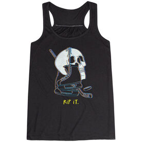 Hockey Flowy Racerback Tank Top - Rip It