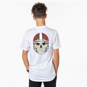 Football Short Sleeve T-Shirt - Game Face (Back Design)