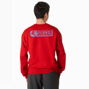 Soccer Crewneck Sweatshirt - 100% Of The Shots (Back Design)