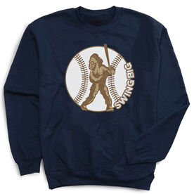 Baseball Crewneck Sweatshirt - Baseball Bigfoot