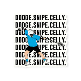 Guys Lacrosse Sticker - Dodge Snipe Celly