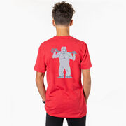 Guys Lacrosse Short Sleeve T-Shirt - Yeti (Back Design)