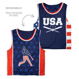 Baseball Reversible Pinnie - Patriotic