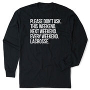 Lacrosse Tshirt Long Sleeve - All Weekend Lacrosse