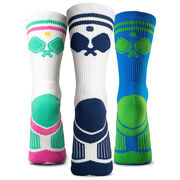 Pickleball Woven Mid-Calf Sock Set - Ace