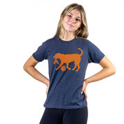 Basketball Tshirt Short Sleeve Baxter The Basketball Dog