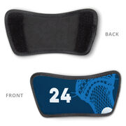 Guys Lacrosse Repwell&reg; Slide Sandals - Stick and Number Reflected