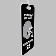 Football Bag/Luggage Tag - Personalized Team Helmet