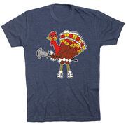 Guys Lacrosse Short Sleeve T-Shirt - Top Cheddar Turkey Tom