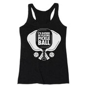 Pickleball Women's Everyday Tank Top - I'd Rather Be Playing Pickleball