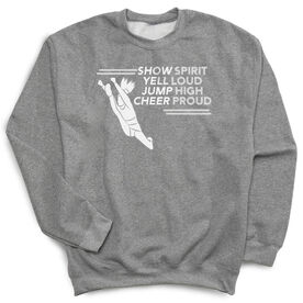 Cheerleading Crewneck Sweatshirt - Cheer Proud