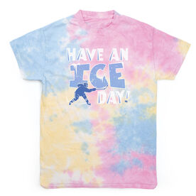 Hockey Short Sleeve T-Shirt - Have An Ice Day Tie-Dye