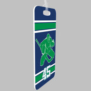 Hockey Bag/Luggage Tag - Personalized Hockey Goalie