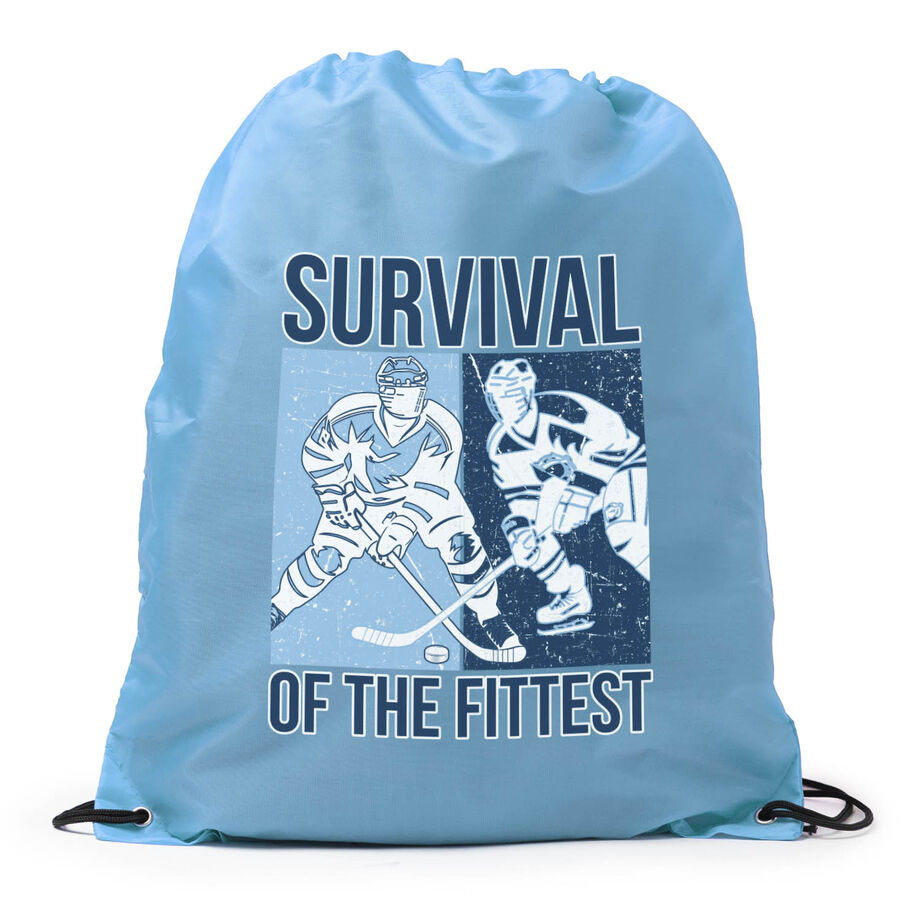 Hockey Drawstring Backpack - Survival of the Fittest