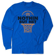 Basketball Tshirt Long Sleeve - Nothin But Net