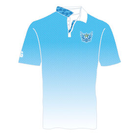 Custom Team Short Sleeve Polo Shirt - Soccer Gradient
