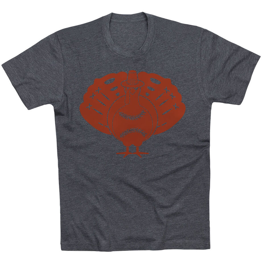 Baseball Short Sleeve T-Shirt - Turkey Player - Personalization Image