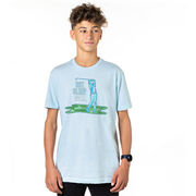 Golf Short Sleeve T-Shirt - Eat. Sleep. Golf