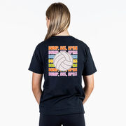 Volleyball Short Sleeve T-Shirt - Bump, Set, Spike (Back Design)