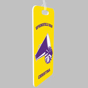 Cheerleading Bag/Luggage Tag - Personalized Cheer Team Pom Pom & Megaphone