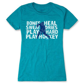 Hockey Women's Everyday Tee - Bones Heal Hockey