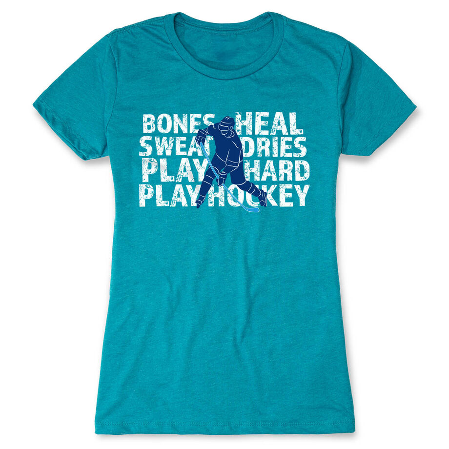 Hockey Women's Everyday Tee - Bones Heal Hockey