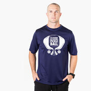 Pickleball Short Sleeve Performance Tee - I'd Rather Be Playing Pickleball