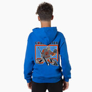 Hockey Hooded Sweatshirt - Goal Buster (Back Design)
