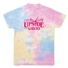 Gymnastics Short Sleeve T-Shirt - Upside Down Tie Dye