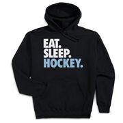 Hockey Hooded Sweatshirt - Eat. Sleep. Hockey.