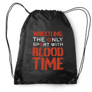 Wrestling Drawstring Backpack - Blood Time